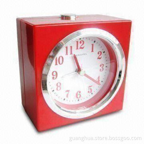 Alarm Clock with Snooze Function, Operated by 2-oiece AA Battery